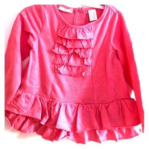 First Impressions ruffle baby shirt 12 months